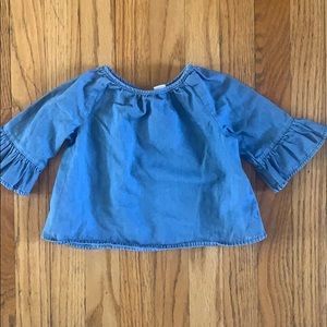 Blue Chambray top